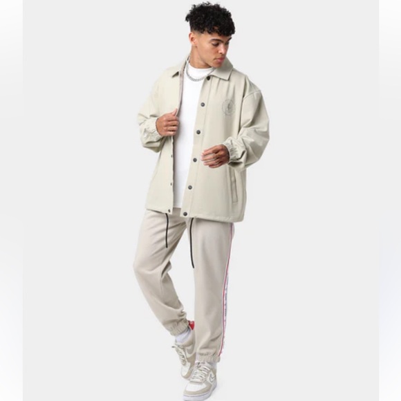Boss light tan NBA Collaboration Coach Jacket L